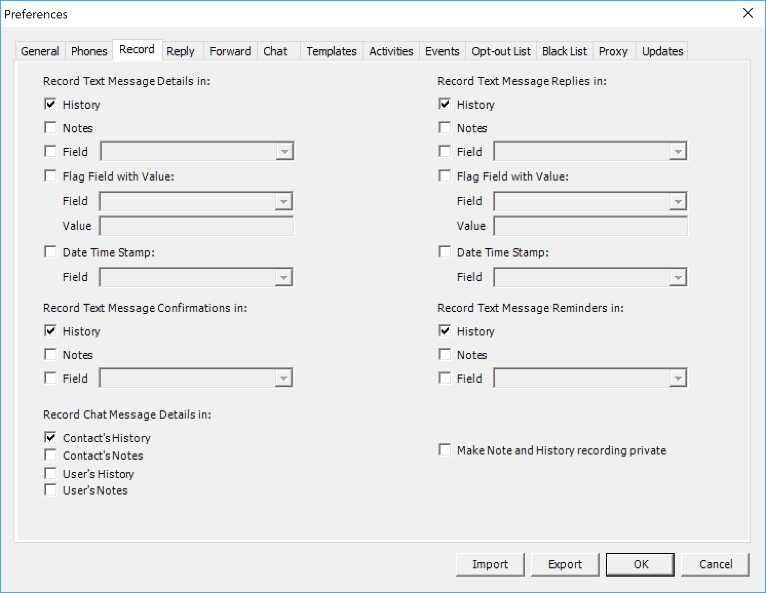 Manage all of your Message Templates in one place