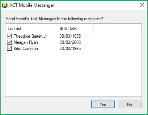 You can also choose the promted send method for a final review before delivery